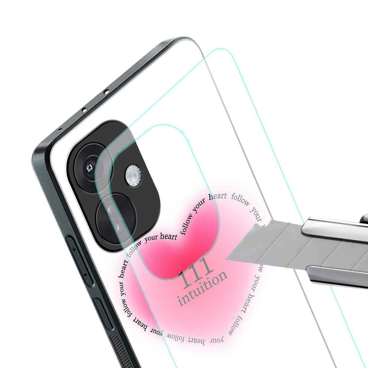 111 intuition back phone cover | glass case for oneplus nord ce 3