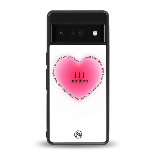 111 intuition back phone cover | glass case for google pixel 6 pro