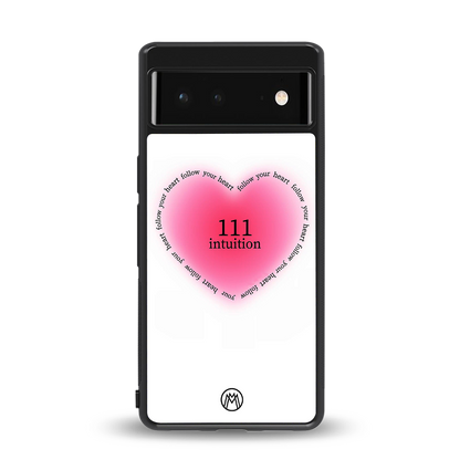 111 intuition back phone cover | glass case for Google Pixel 6A