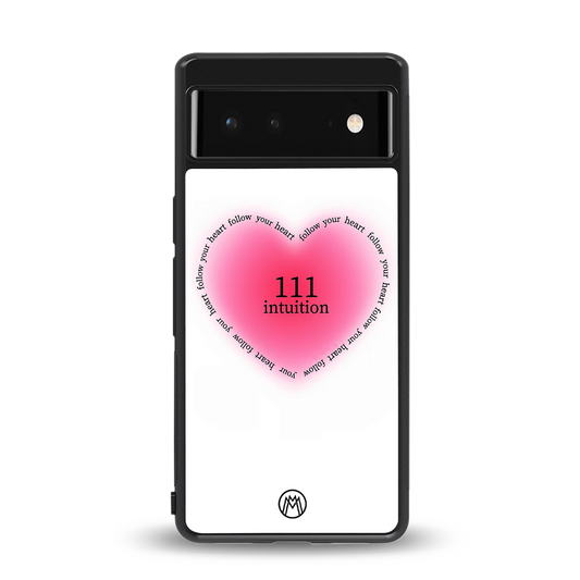 111 intuition back phone cover | glass case for Google Pixel 6A