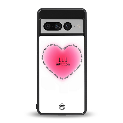 111 intuition back phone cover | glass case for google pixel 7 pro