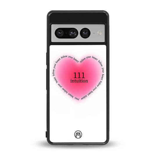 111 intuition back phone cover | glass case for google pixel 7 pro