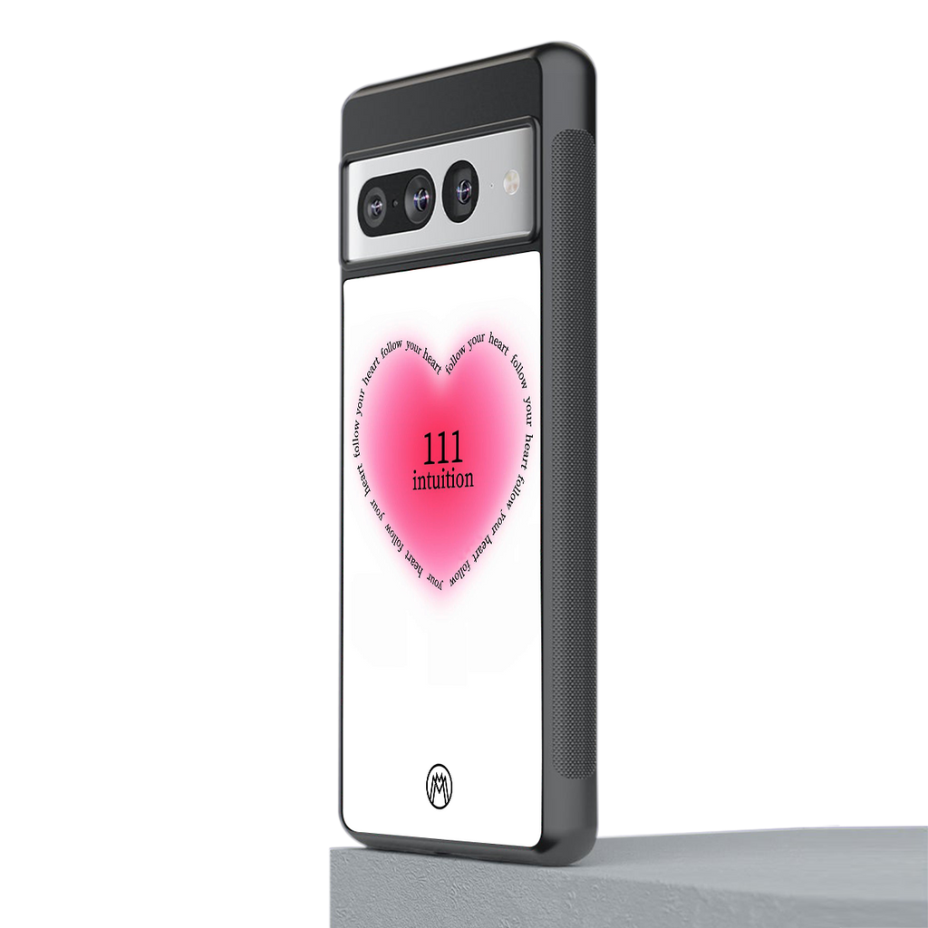 111 intuition back phone cover | glass case for google pixel 7 pro