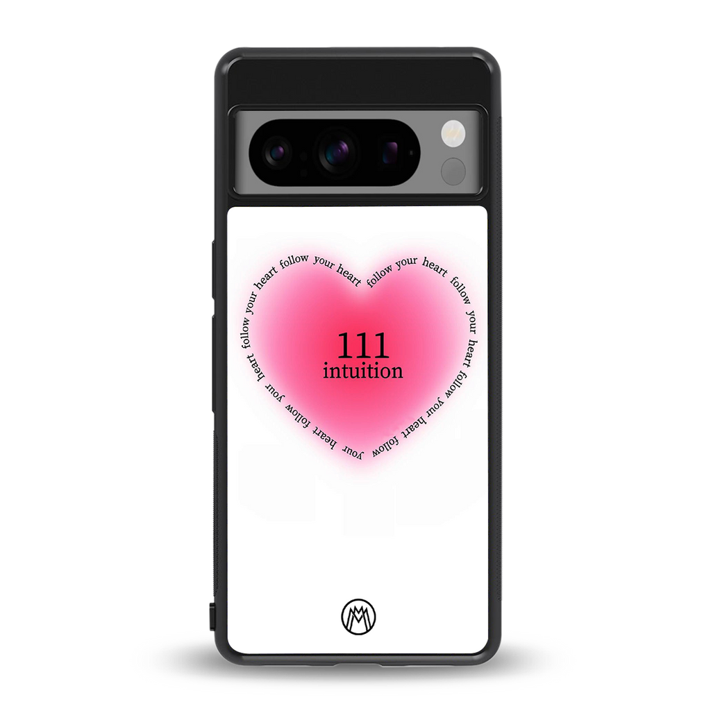111 intuition back phone cover | glass case for google pixel 8 pro