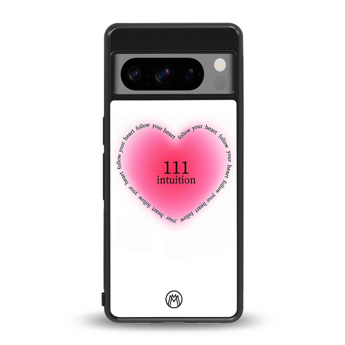 111 intuition back phone cover | glass case for google pixel 8 pro