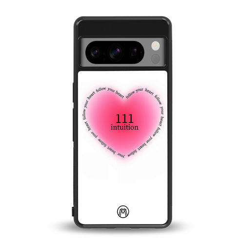 111 intuition back phone cover | glass case for google pixel 8 pro