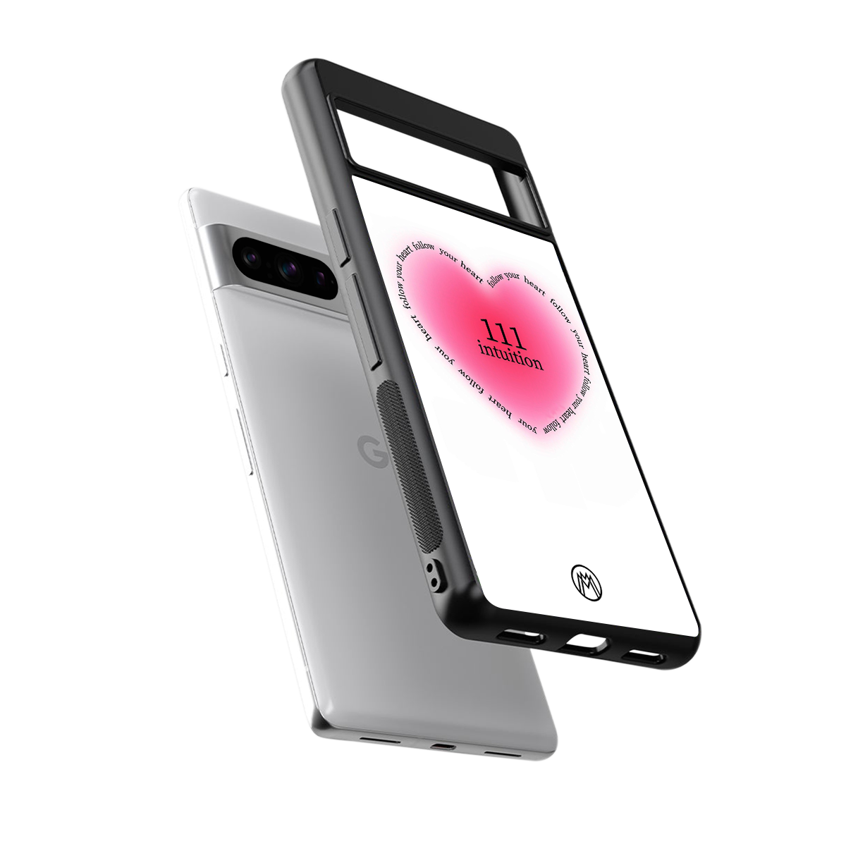 111 intuition back phone cover | glass case for google pixel 8 pro