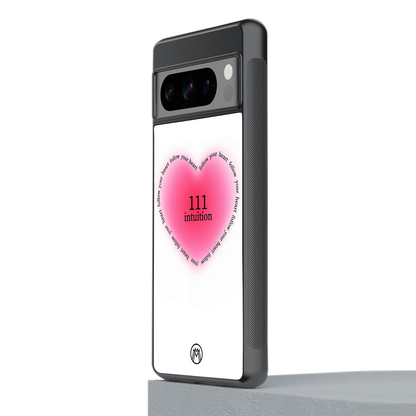 111 intuition back phone cover | glass case for google pixel 8 pro