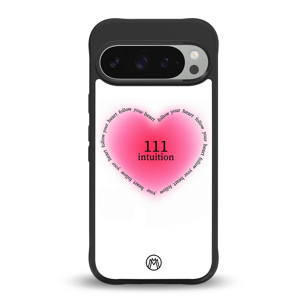 111 intuition back phone cover | glass case for google pixel 9 pro