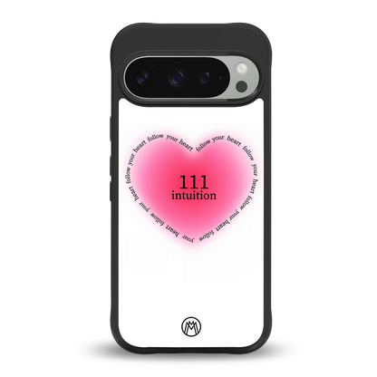 111 intuition back phone cover | glass case for google pixel 9 pro