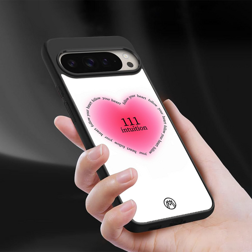 111 intuition back phone cover | glass case for google pixel 9 pro