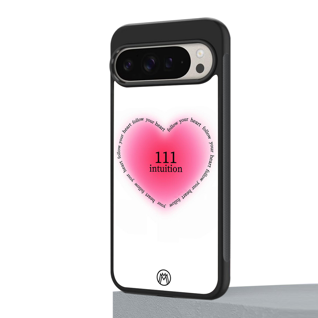 111 intuition back phone cover | glass case for google pixel 9 pro