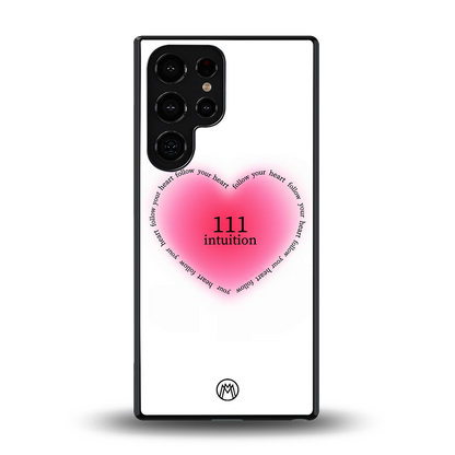 111 intuition back phone cover | glass case for samsung galaxy s25 ultra