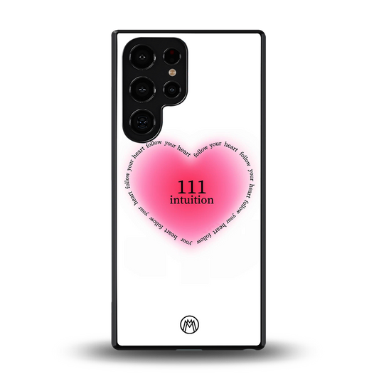 111 intuition back phone cover | glass case for samsung galaxy s25 ultra