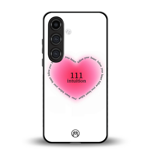 111 intuition back phone cover | glass case for samsung galaxy s24