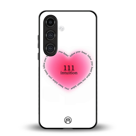 111 intuition back phone cover | glass case for samsung galaxy s24 fe