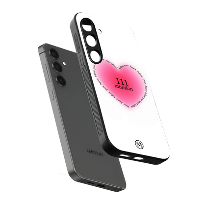 111 intuition back phone cover | glass case for samsung galaxy s24 plus