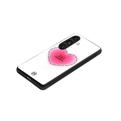 111 intuition back phone cover | glass case for samsung galaxy s24 fe