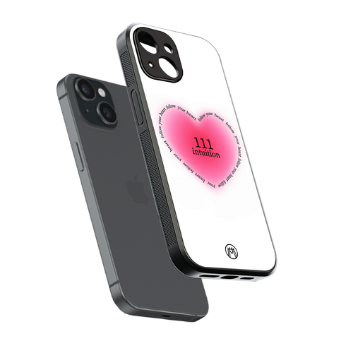 111 intuition back phone cover | glass case for iphone 15