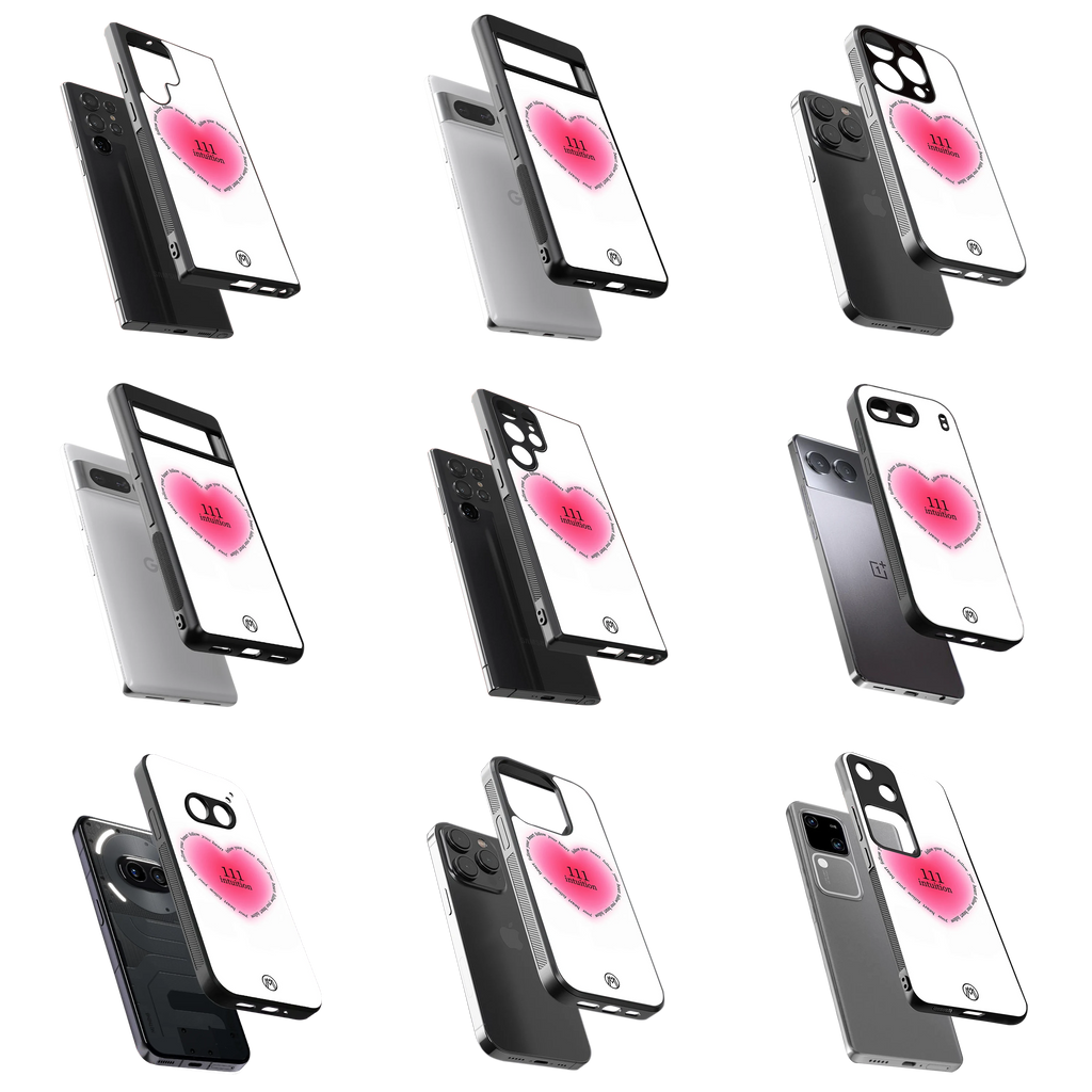 Durable Glass Back Mobile Case for iPhone, Samsung, OnePlus, Google Pixel, Redmi, Vivo, Oppo