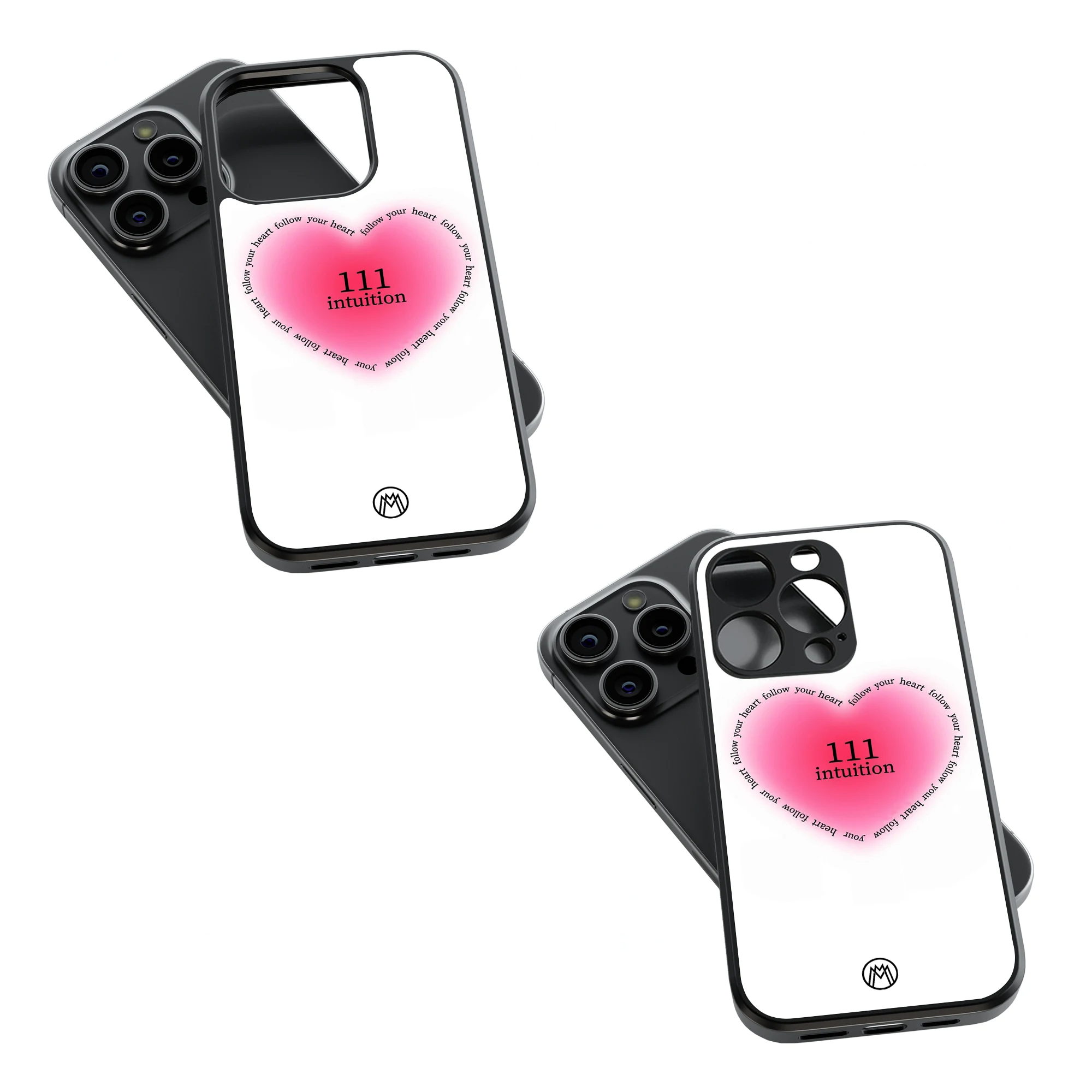 Trendy Glass Back Mobile Case for iPhone, Samsung, Redmi, OnePlus, Google Pixel, Motorola