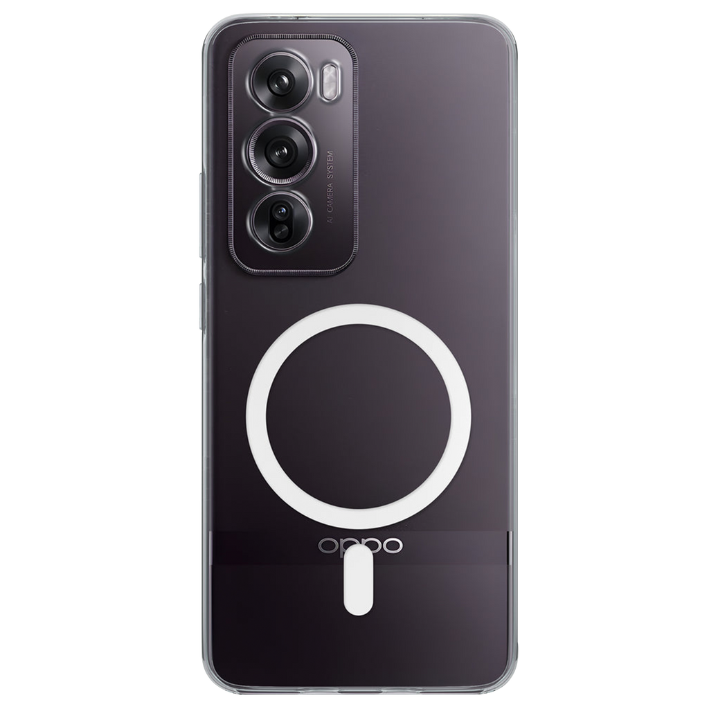 Anti Yellow Magsafe Clear Case for Oppo Reno 12 Pro
