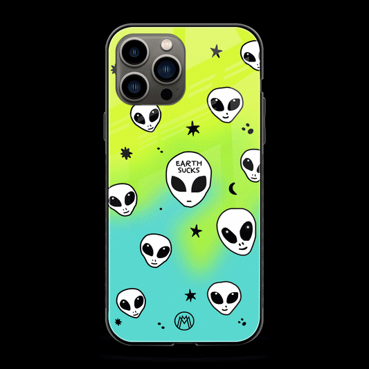 Earth Sucks Neon Edition Phone Cover | Glass Case