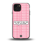 1800 hotline bling back phone cover | glass case for iphone 13 mini