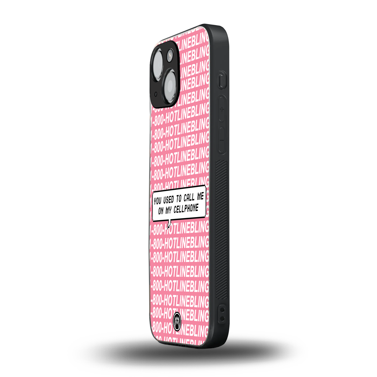 1800 hotline bling back phone cover | glass case for iphone 13 mini