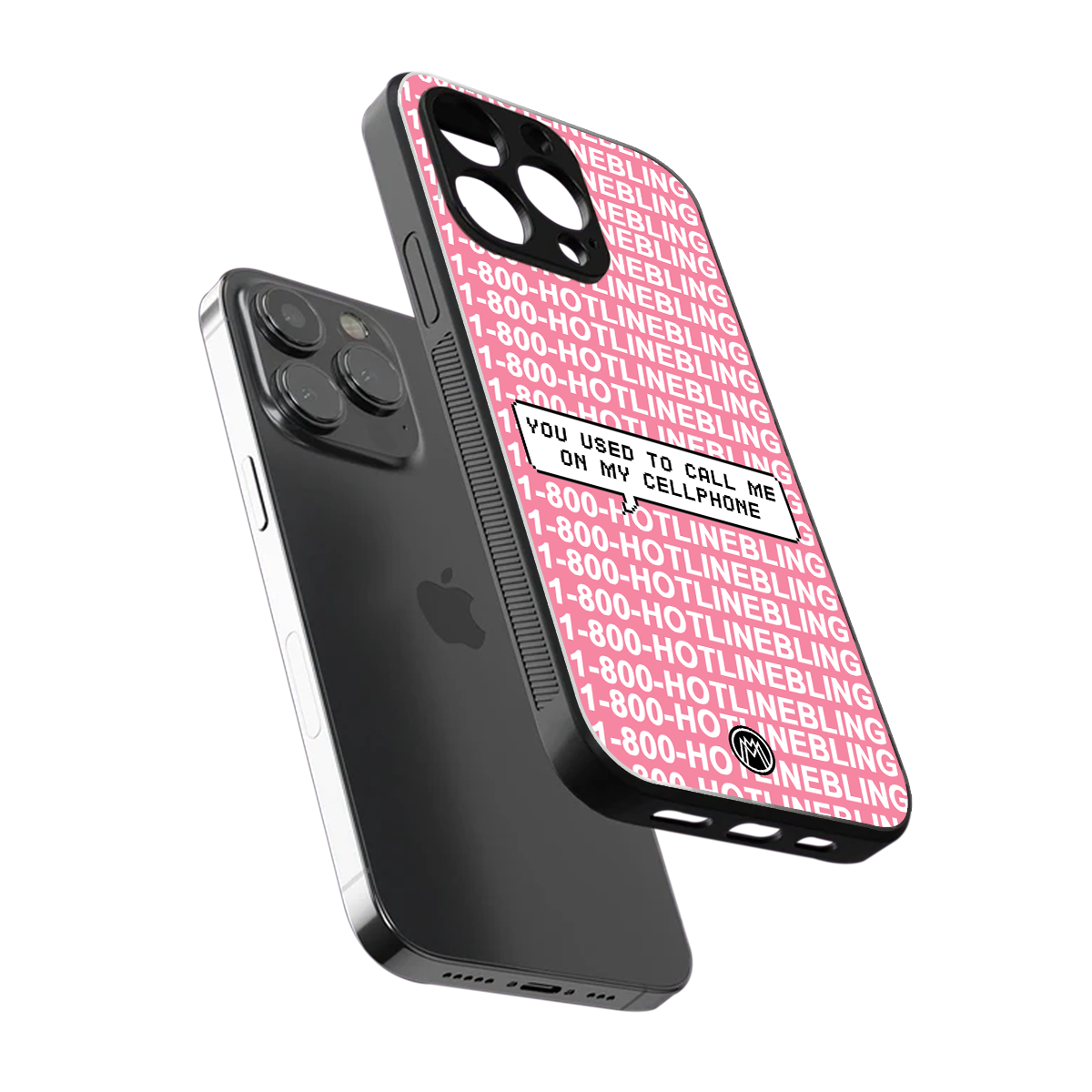 1800 hotline bling back phone cover | glass case for iphone 13 pro