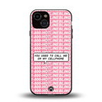 1800 hotline bling back phone cover | glass case for iphone 13