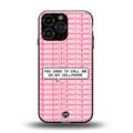 1800 hotline bling back phone cover | glass case for iphone 15 pro max