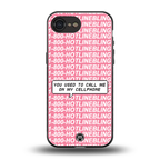 1800 hotline bling back phone cover | glass case for iphone 16e