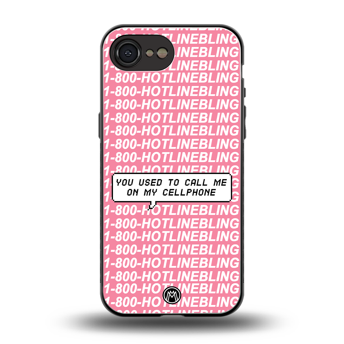 1800 hotline bling back phone cover | glass case for iphone 16e