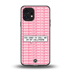 1800 hotline bling back phone cover | glass case for nothing phone 1