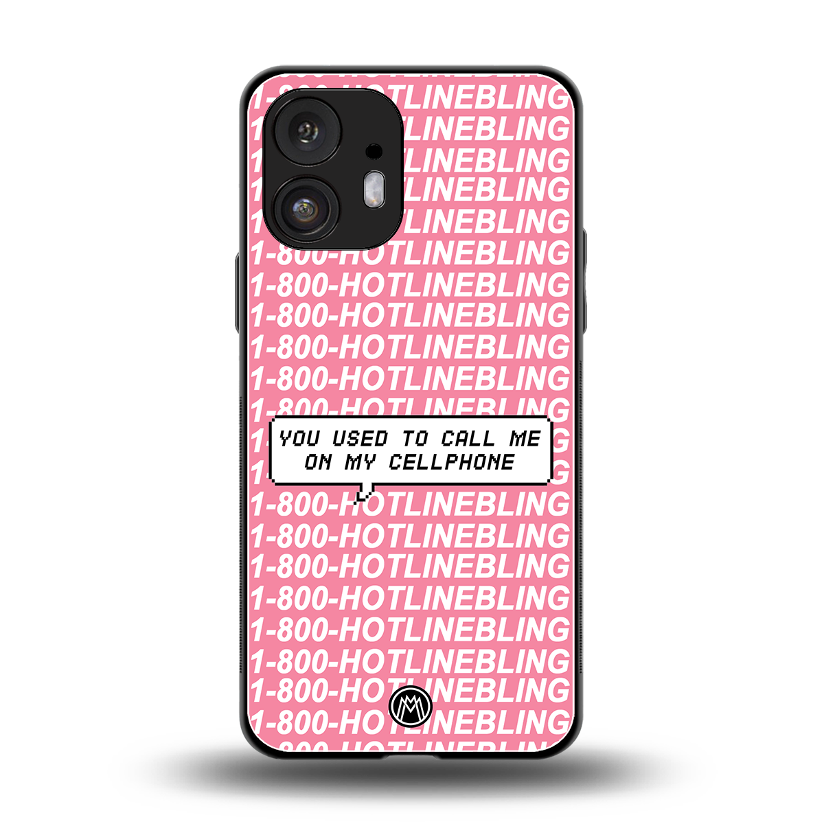 1800 hotline bling back phone cover | glass case for nothing phone 2