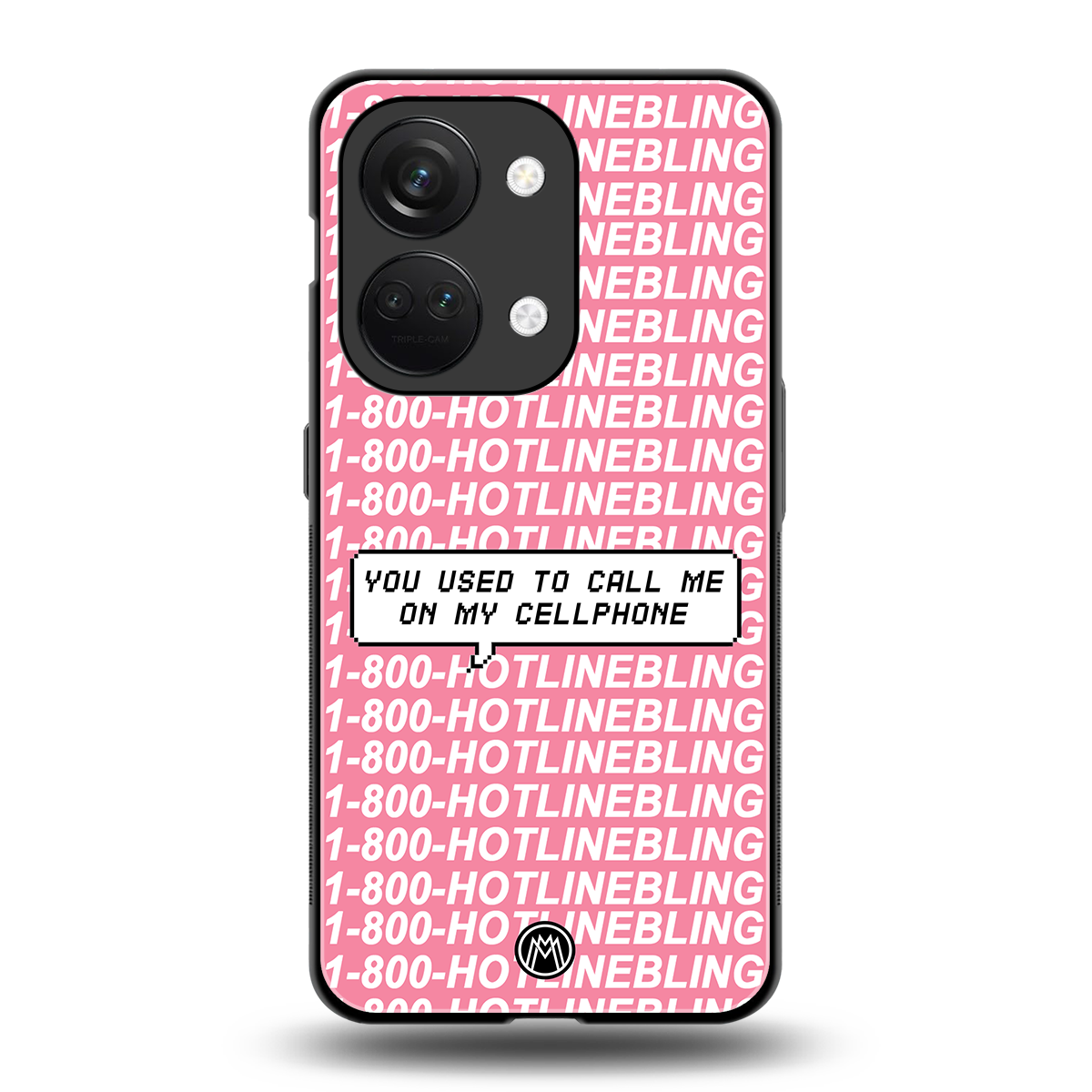 1800 hotline bling back phone cover | glass case for oneplus nord 3