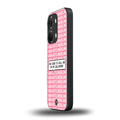 1800 hotline bling back phone cover | glass case for oneplus nord 3