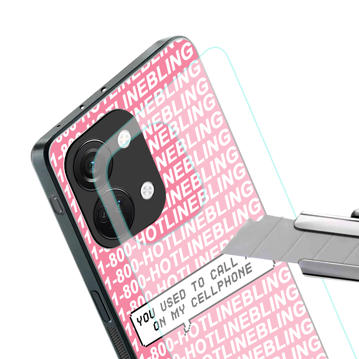 1800 hotline bling back phone cover | glass case for oneplus nord 3