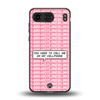 1800 hotline bling back phone cover | glass case for oneplus nord 4