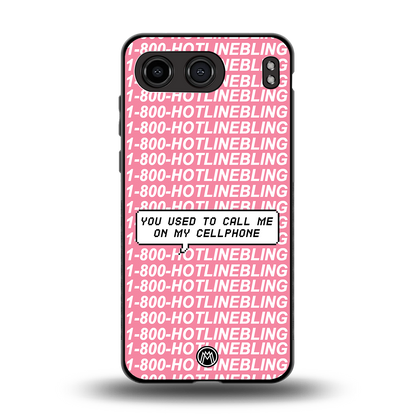 1800 hotline bling back phone cover | glass case for oneplus nord 4