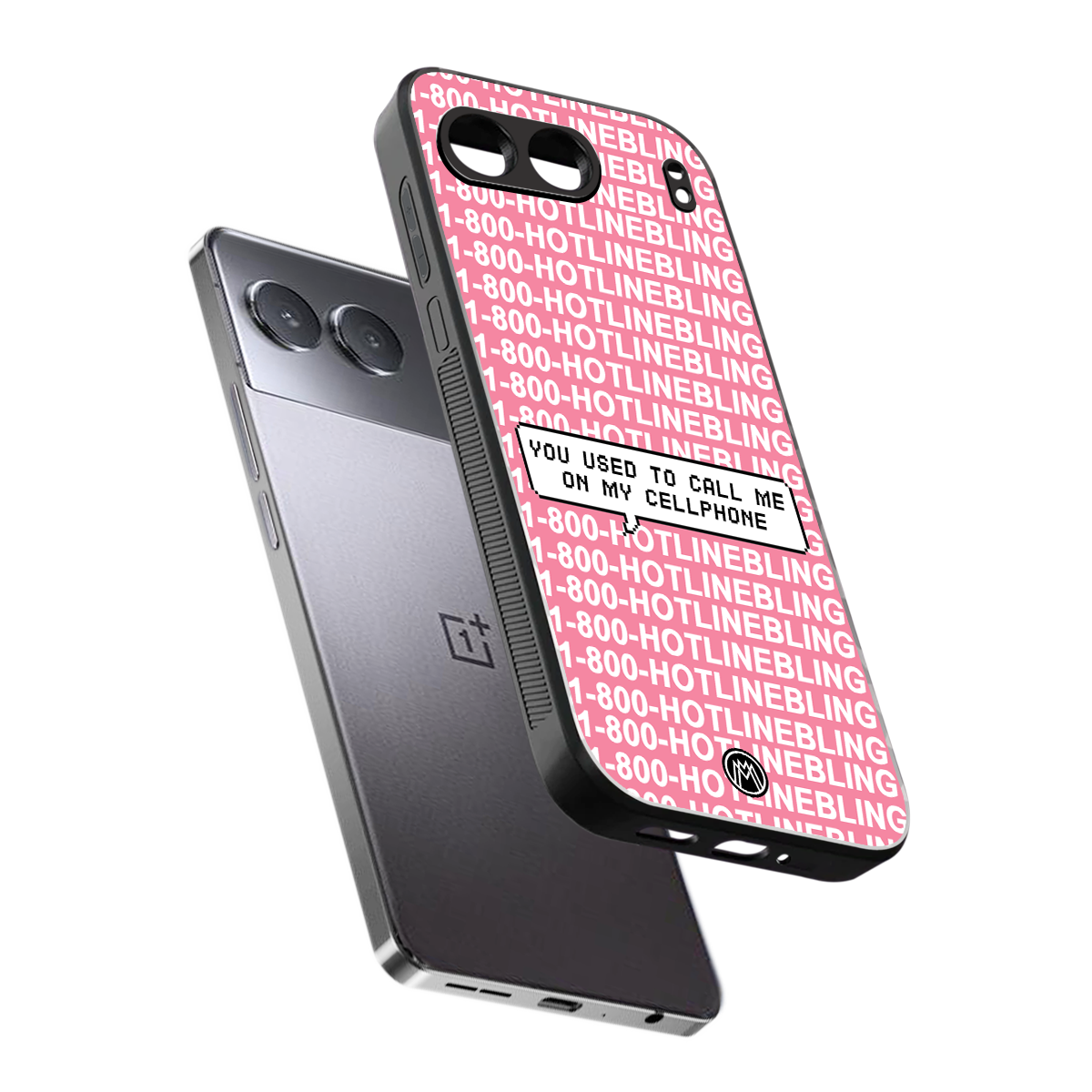 1800 hotline bling back phone cover | glass case for oneplus nord 4