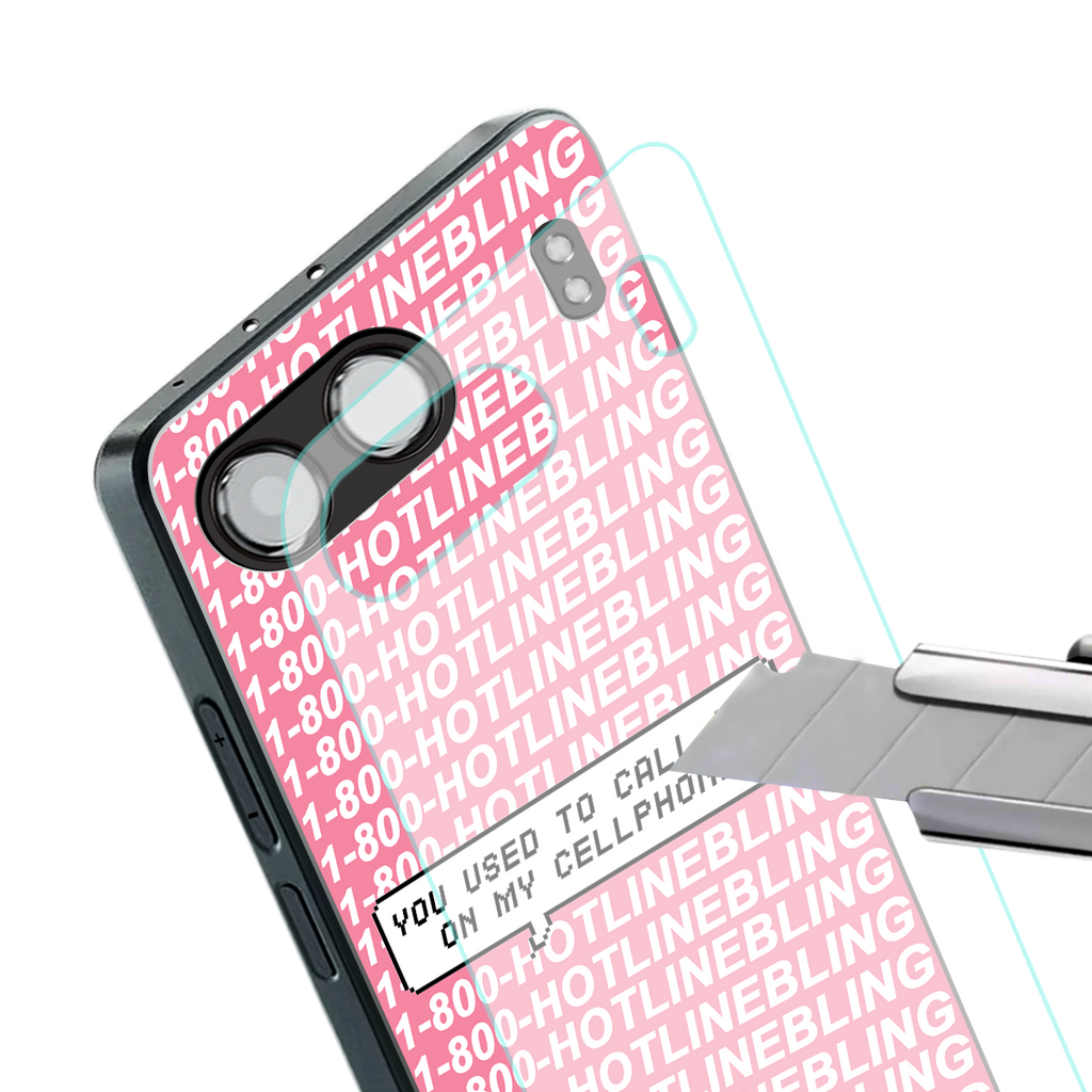 1800 hotline bling back phone cover | glass case for oneplus nord 4