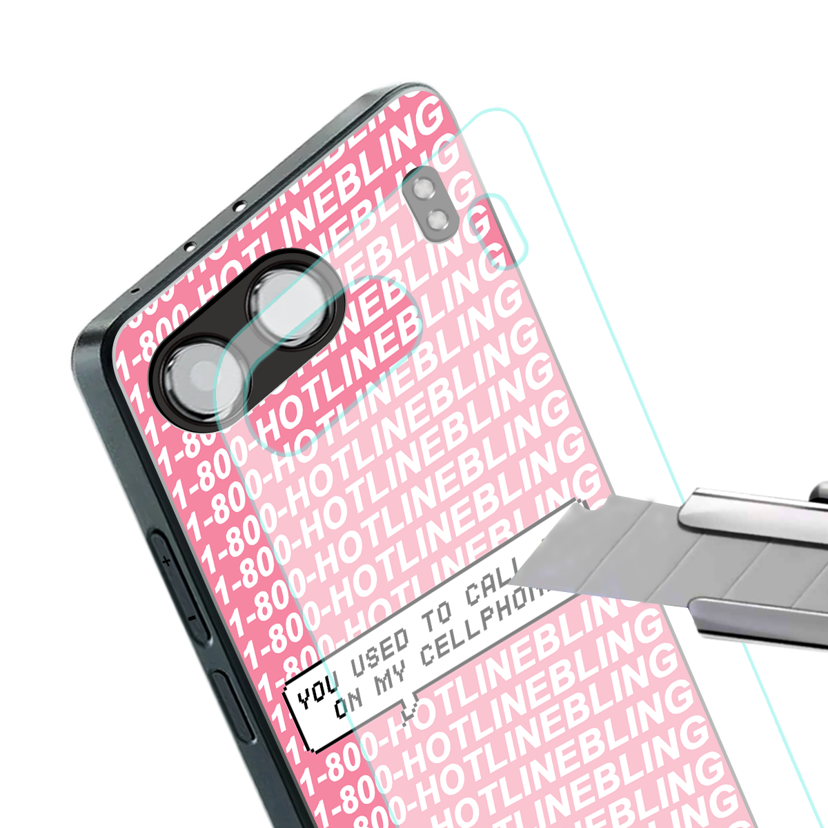 1800 hotline bling back phone cover | glass case for oneplus nord 4