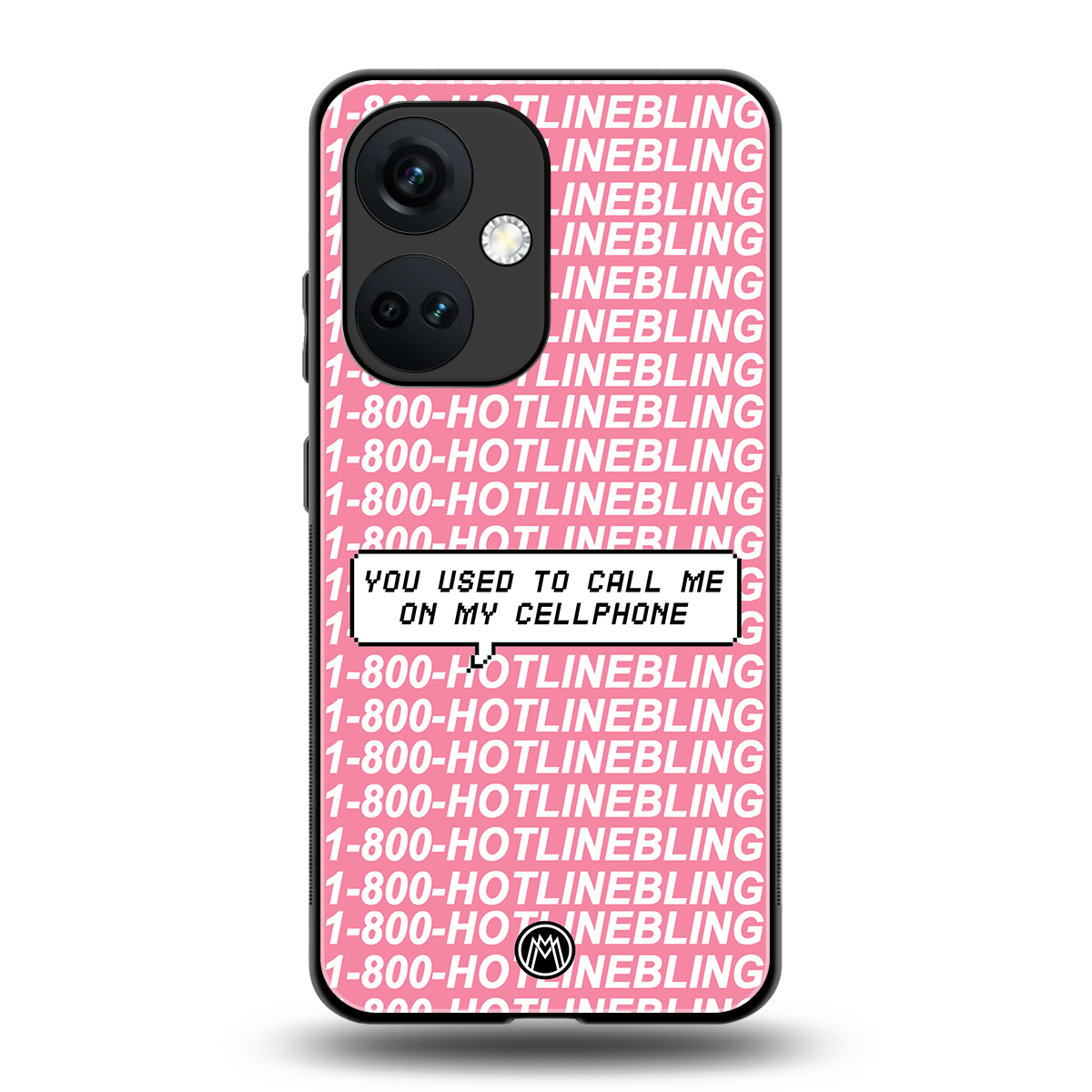 1800 hotline bling back phone cover | glass case for oneplus nord ce 3