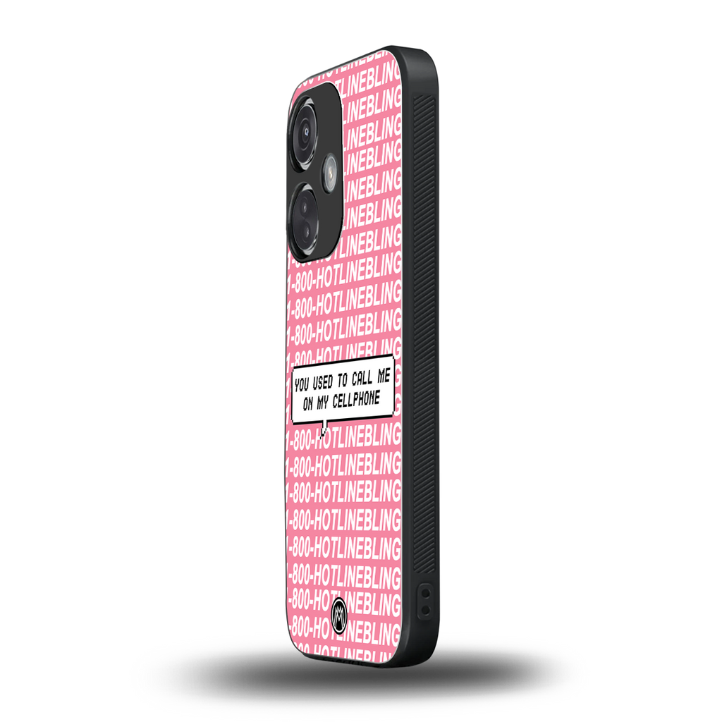 1800 hotline bling back phone cover | glass case for oneplus nord ce 3