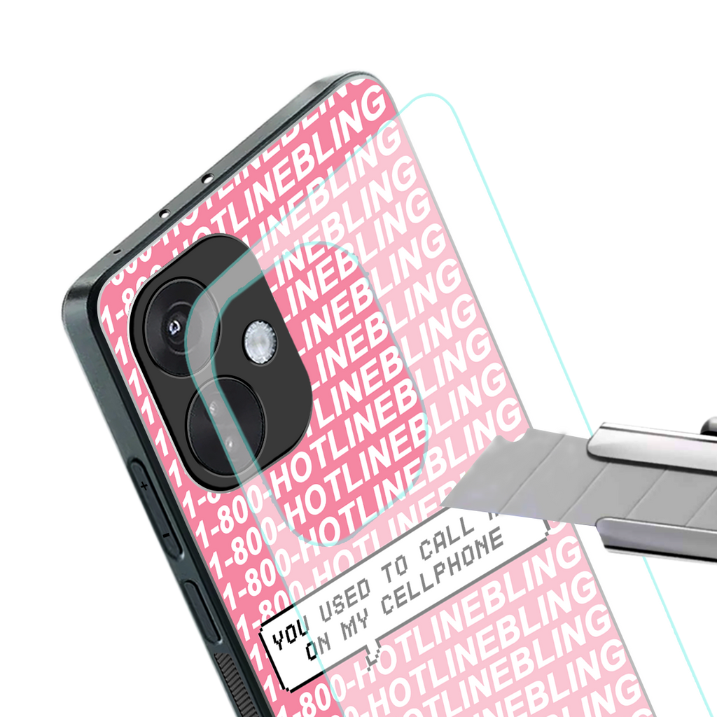 1800 hotline bling back phone cover | glass case for oneplus nord ce 3
