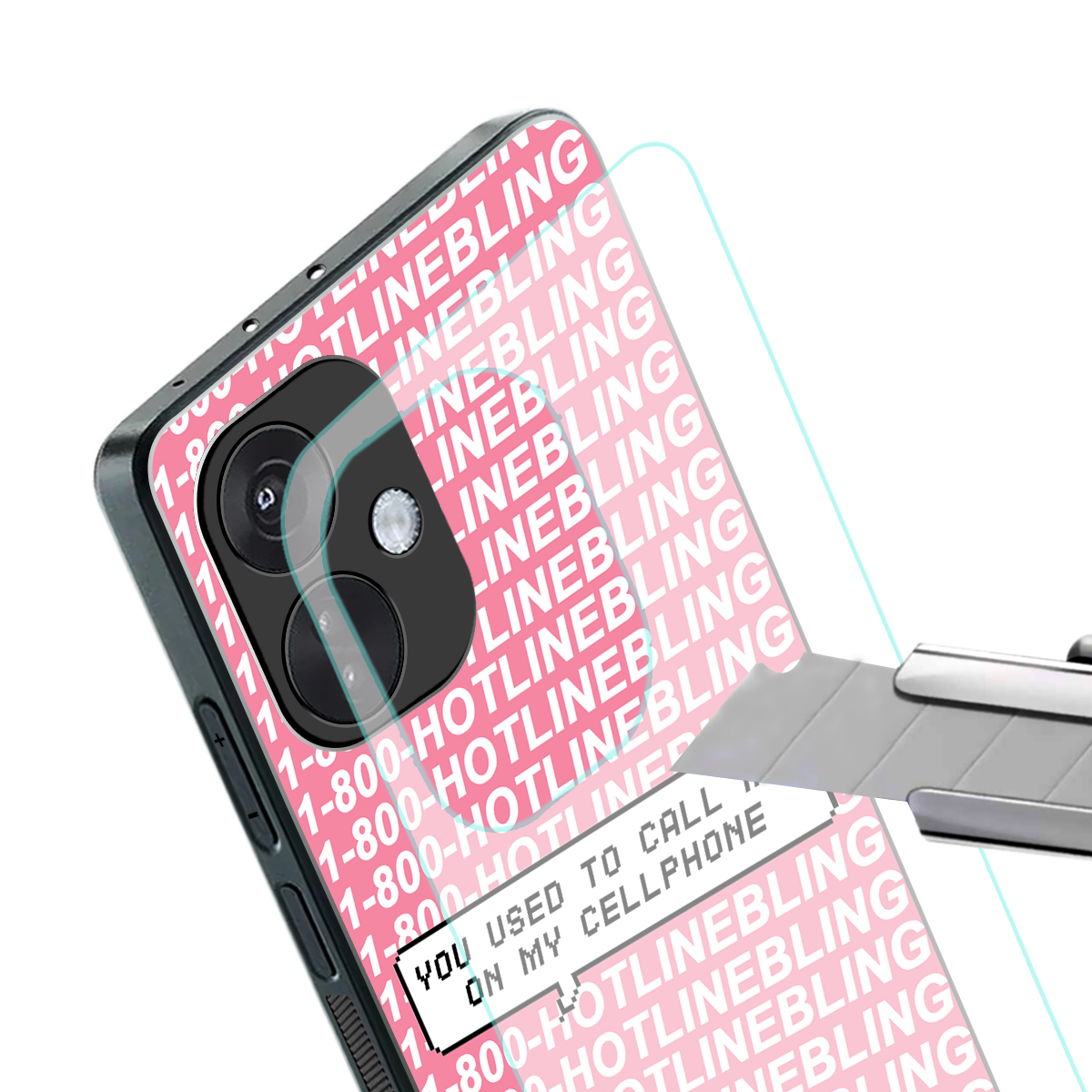 1800 hotline bling back phone cover | glass case for oneplus nord ce 3