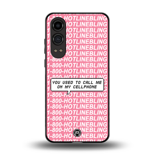 1800 hotline bling back phone cover | glass case for oneplus nord ce 4 lite