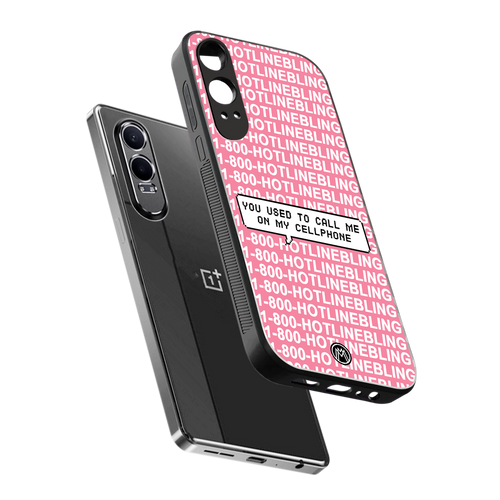 1800 hotline bling back phone cover | glass case for oneplus nord ce 4 lite